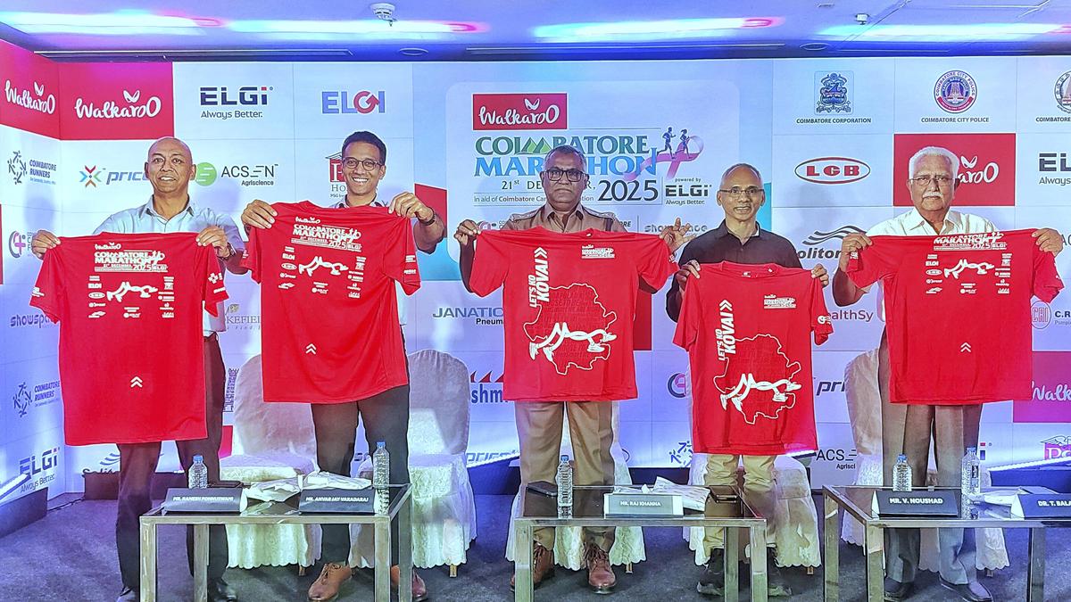 Over 25,000 runners to take part in Walkaroo Coimbatore Marathon 2025