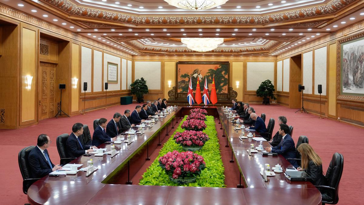 Britain’s PM Keir Starmer meets Xi Jinping in bid to reset strained ties