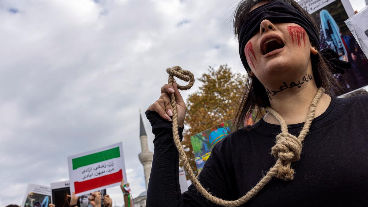 Iran sentences five to hang over protest-linked killing