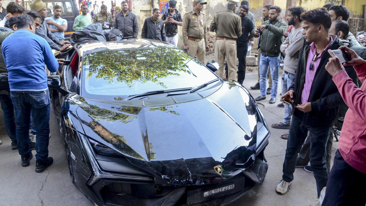 Kanpur accident: U.P. businessman’s son ploughs speeding Lamborghini into people; six injured