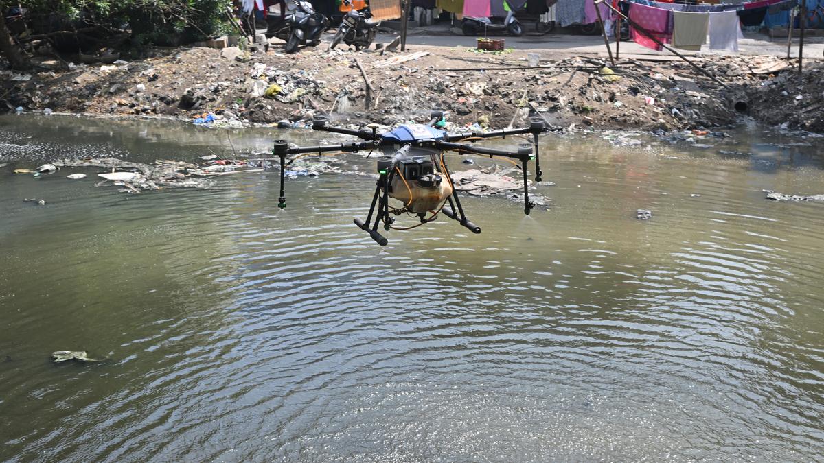 When drones faced off against mosquitoes