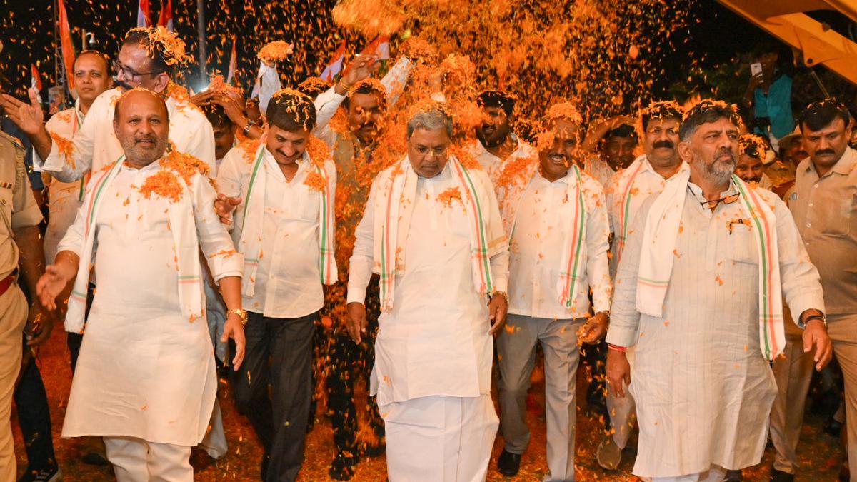 Karnataka Chief Minister, Deputy CM walk to mark ‘Bharat Jodo’ anniversary