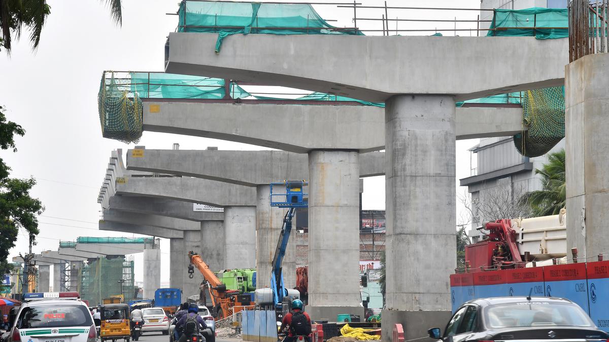 Tambaram Velachery light rail project put on hold The Hindu