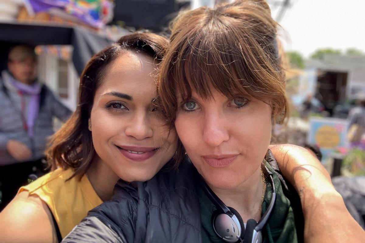 Rebecca Cutter and Monica Raymund 