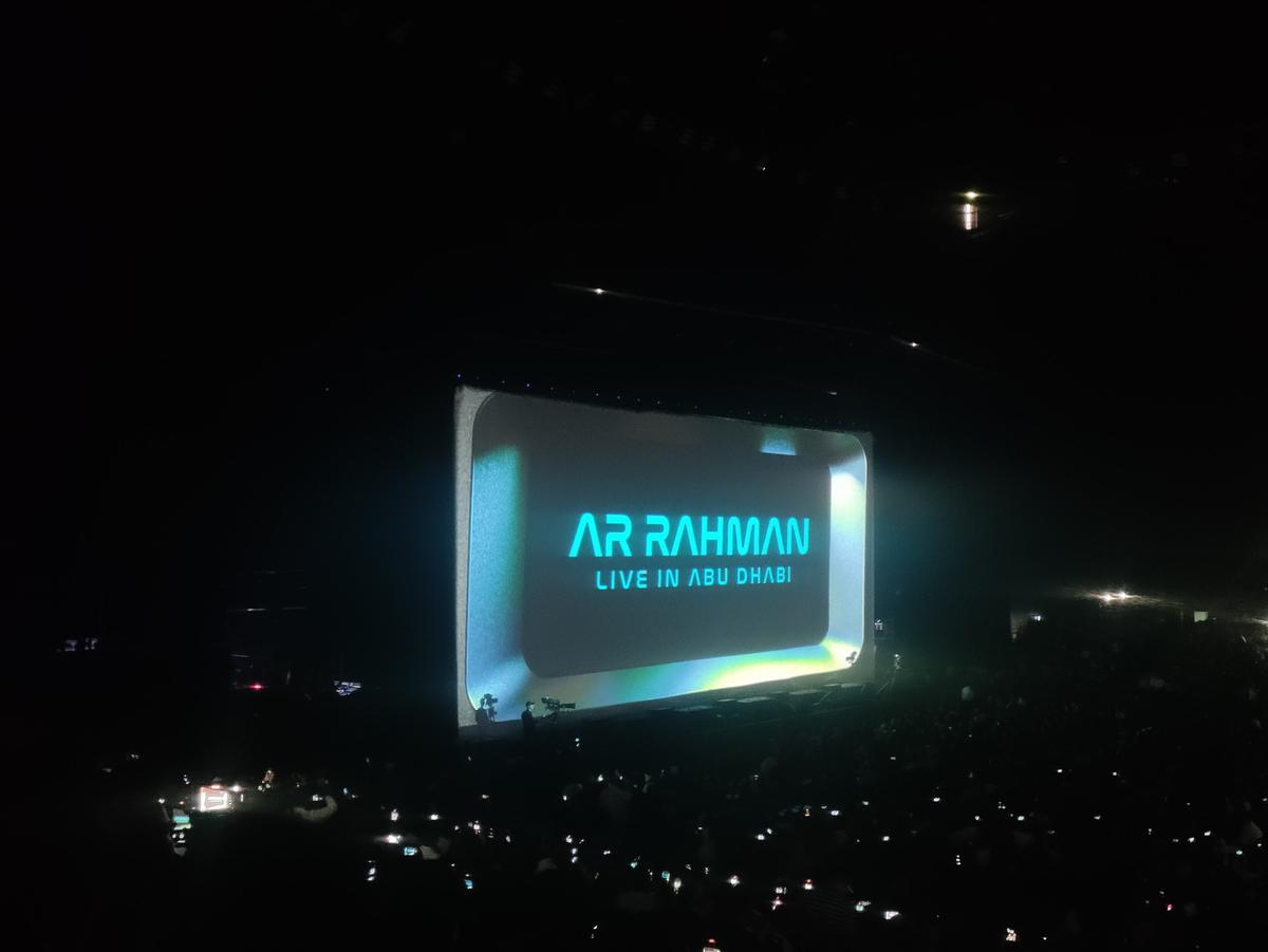 Scenes from A.R. Rahman’s concert in Abu Dhabi. Photo: Special arrangement