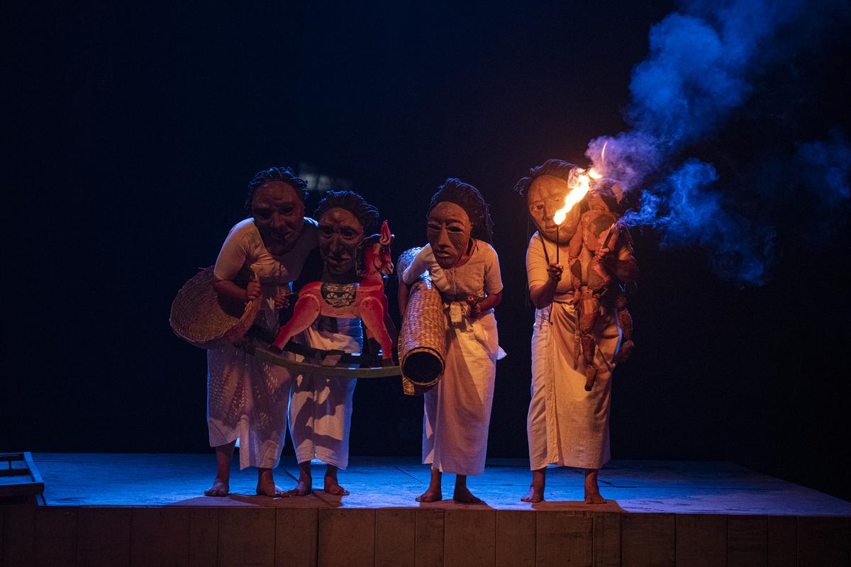 ‘The Legends of Khasak’, curated by Anuradha Kapur, at SAF 2025. 