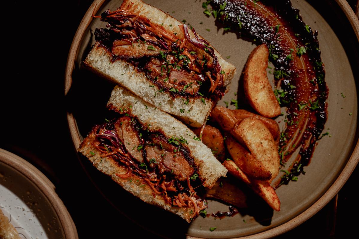 The chicken katsu sandwich The chicken katsu sandwich