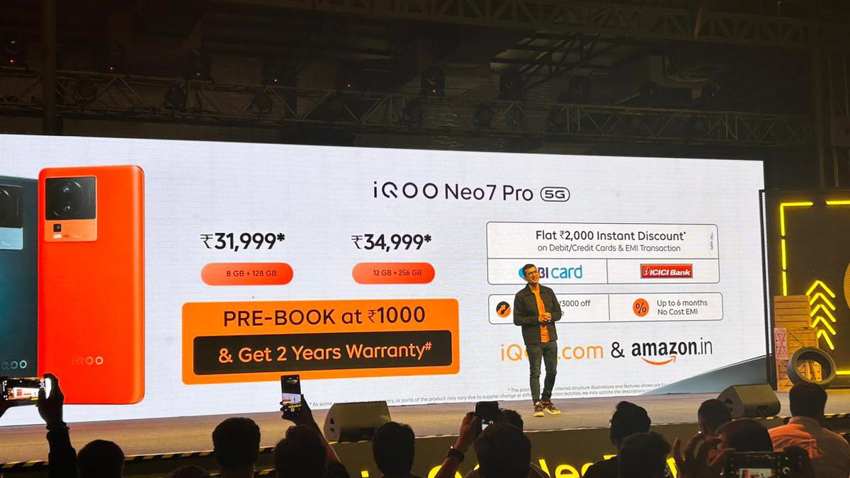 iQOO Neo 7 Pro smartphone launched in India: Price, specifications