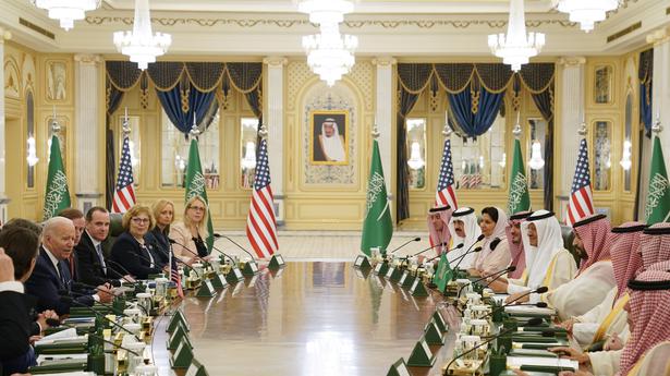 U. S. President Joe Biden meets with Arab Gulf countries to counter Iran threat