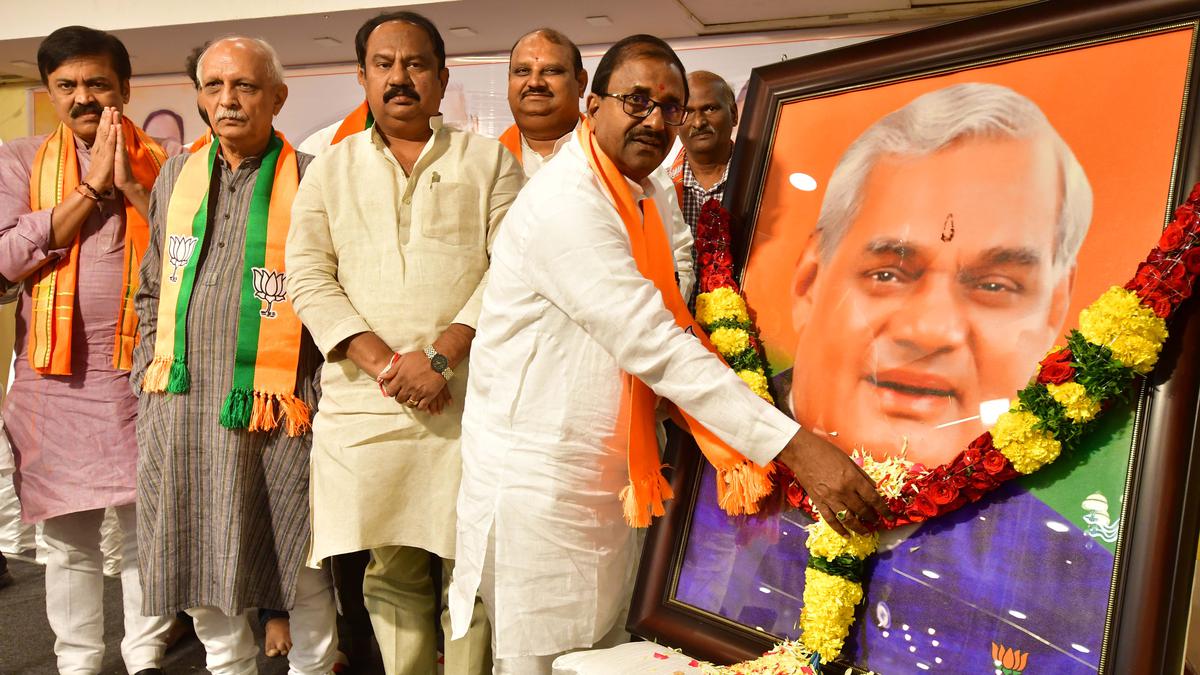 Vajpayee never resorted to politics of vengeance, unlike today’s politicians, says A.P. BJP chief Somu Veerraju