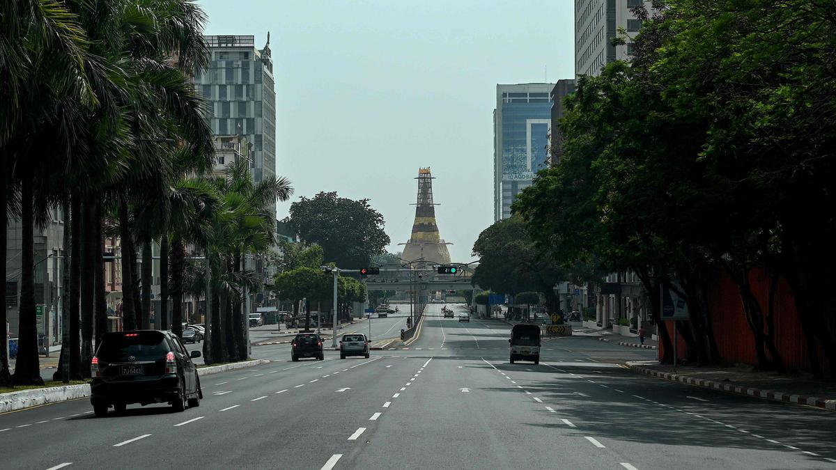 Myanmar streets empty in protest on coup anniversary