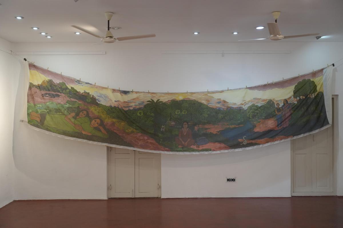 Il sari stampato esposto alla mostra Il sari stampato esposto alla mostra