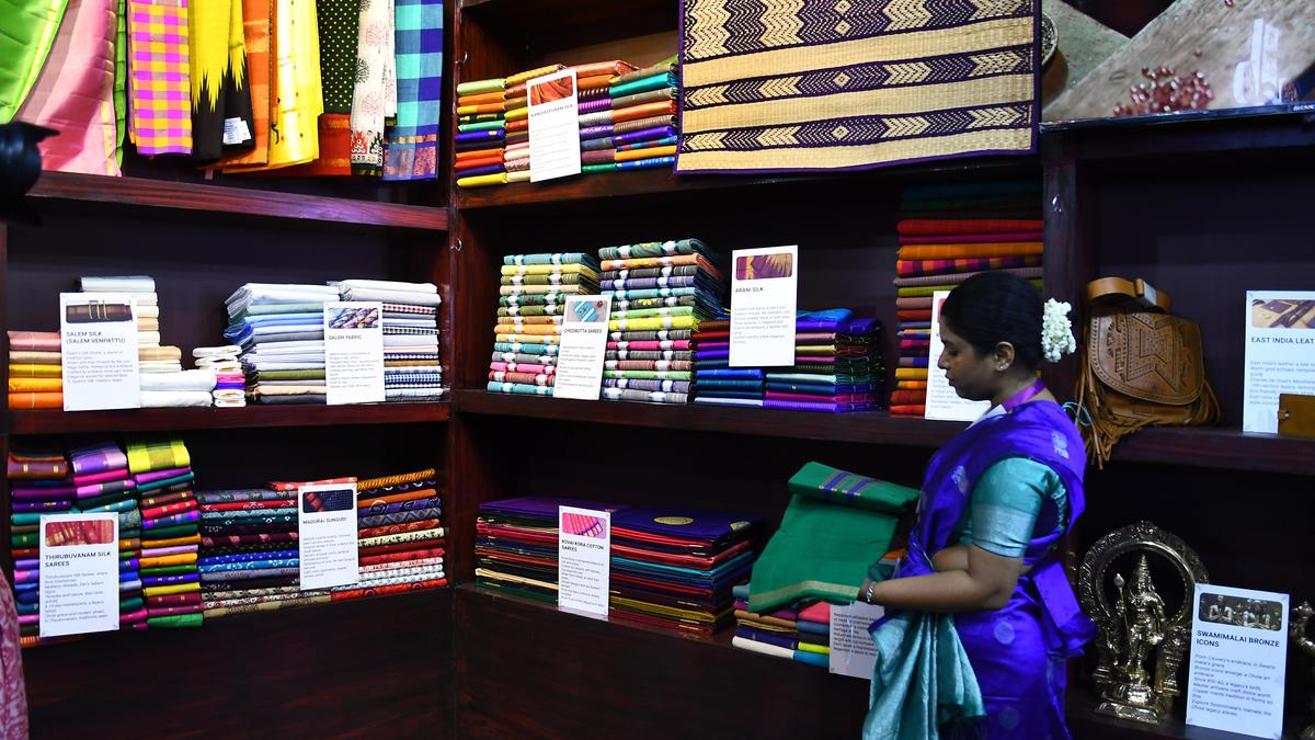 GI pavilion displaying unique T.N. products is a big draw