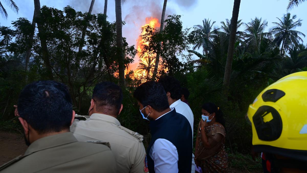 ONGC reports blowout at gas well in Konaseema; no casualties