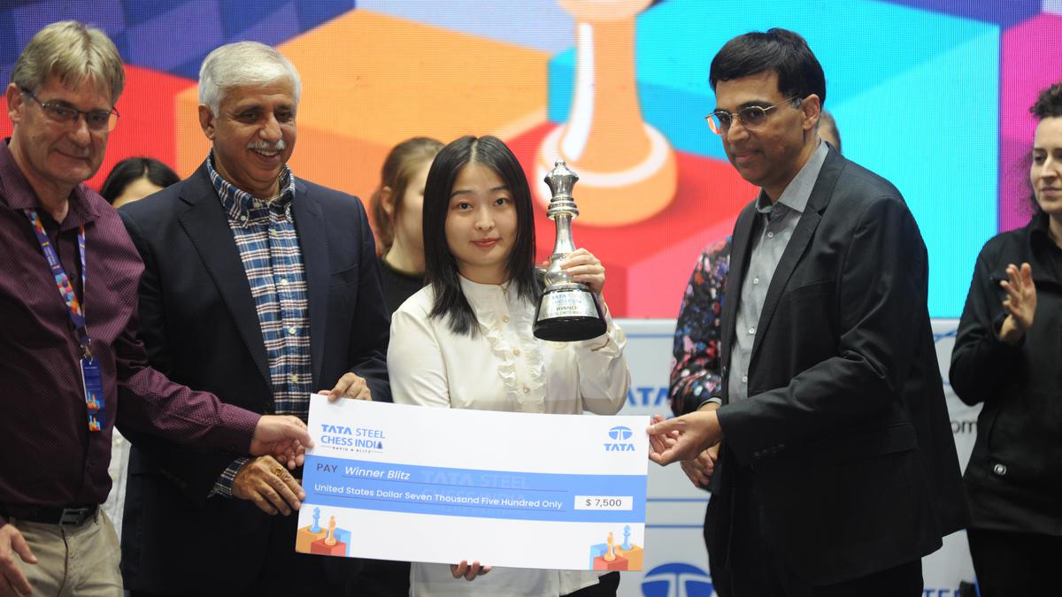 Ju Wenjun wins Tata Steel Chess India Blitz
