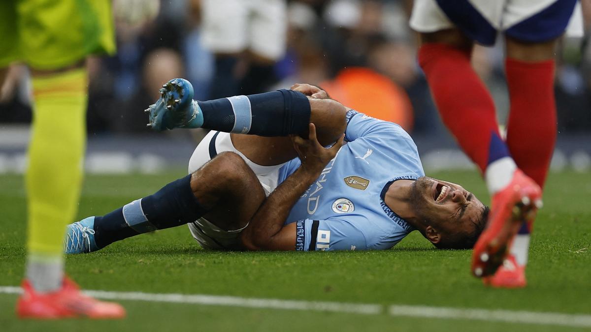 Manchester City's Rodri 'out for season' after ACL injury: reports