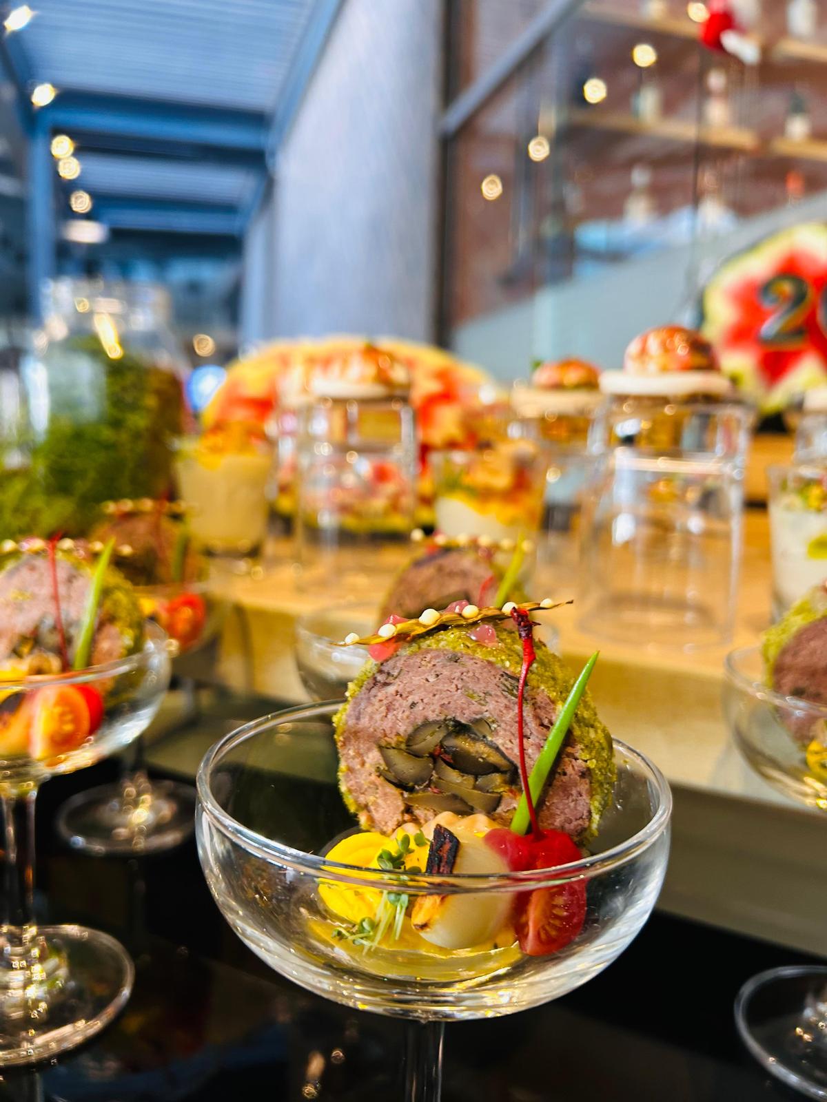  Salad bar is a visual treat 