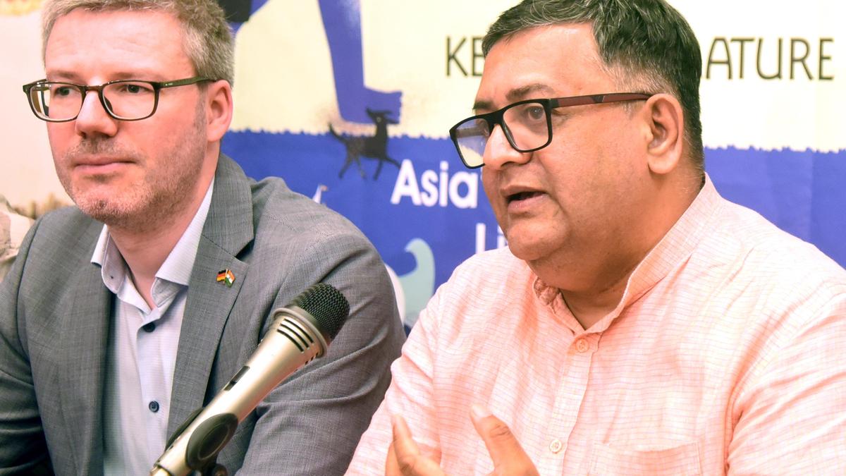 Kozhikode beach all set for Kerala Literature Festival, which begins on January 22