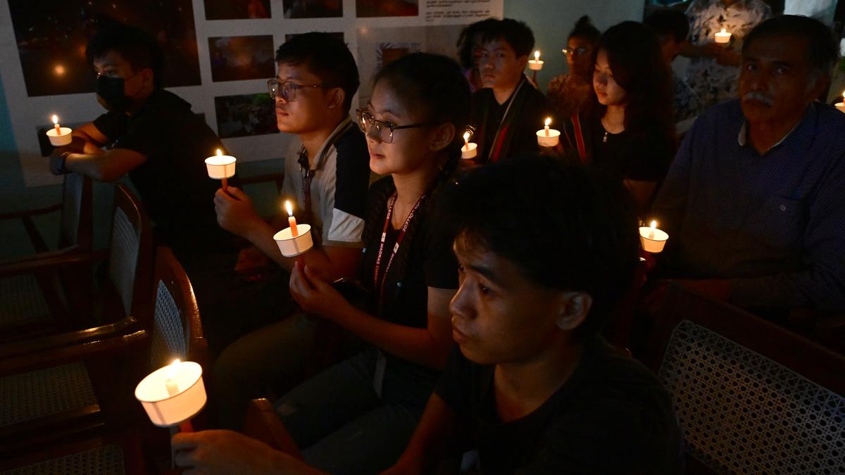 Various organisations come together in Chennai in solidarity with those affected by violence in Manipur