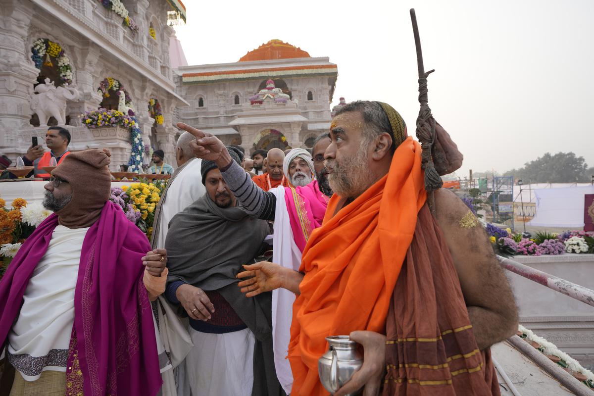 In Pictures | Ram temple consecration ceremony in Ayodhya - The Hindu