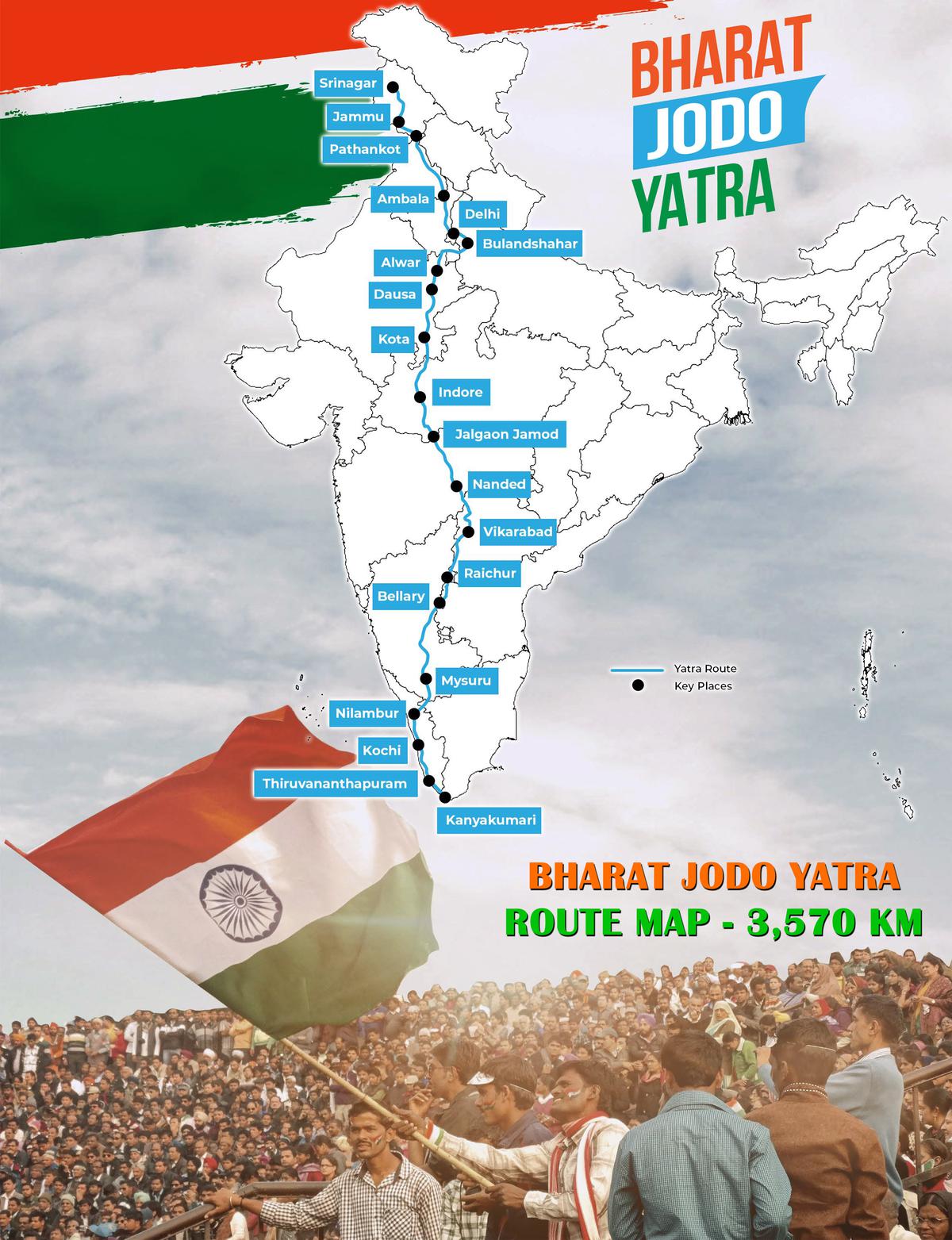 Bharat Jodo Yatra launch | Updates - The Hindu