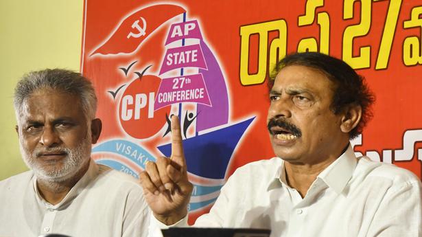 Jagan using the police to quell all forms of protest in Andhra Pradesh, alleges CPI