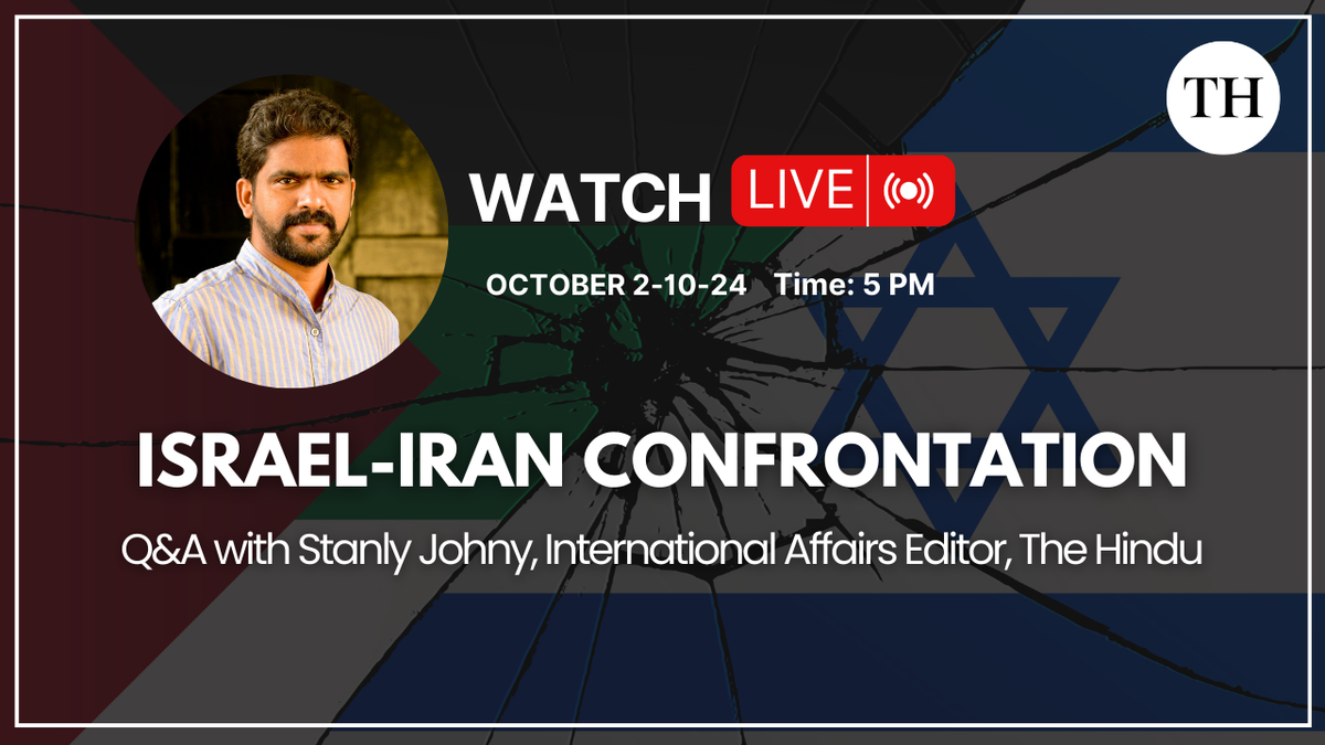 LIVE: Israel-Iran confrontation: What’s next? - The Hindu