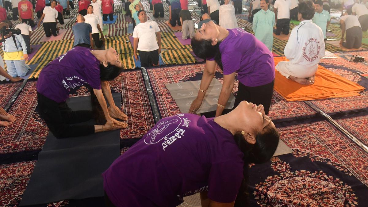 Yoga sessions held across DK on International Yoga Day