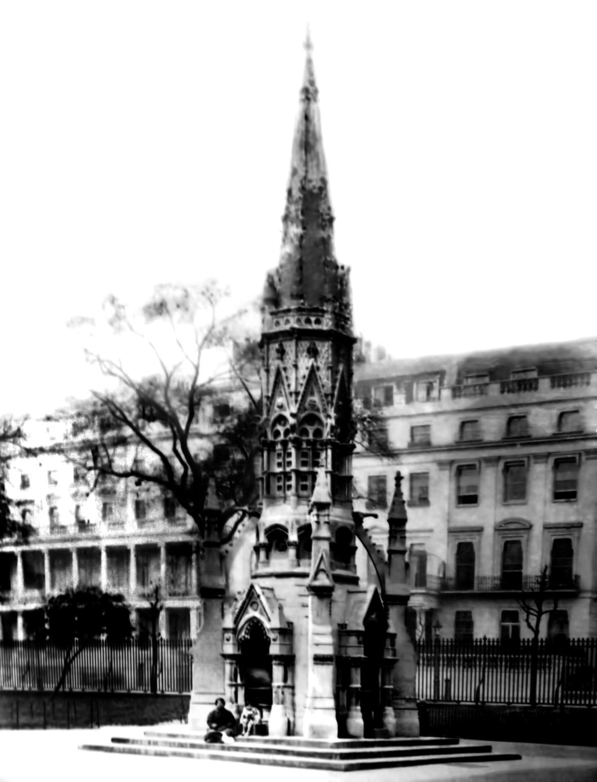 The fountain at Hyde Park, London