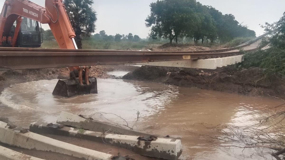 Railways suffered ₹7 cr.-worth damages due to floods in southern districts