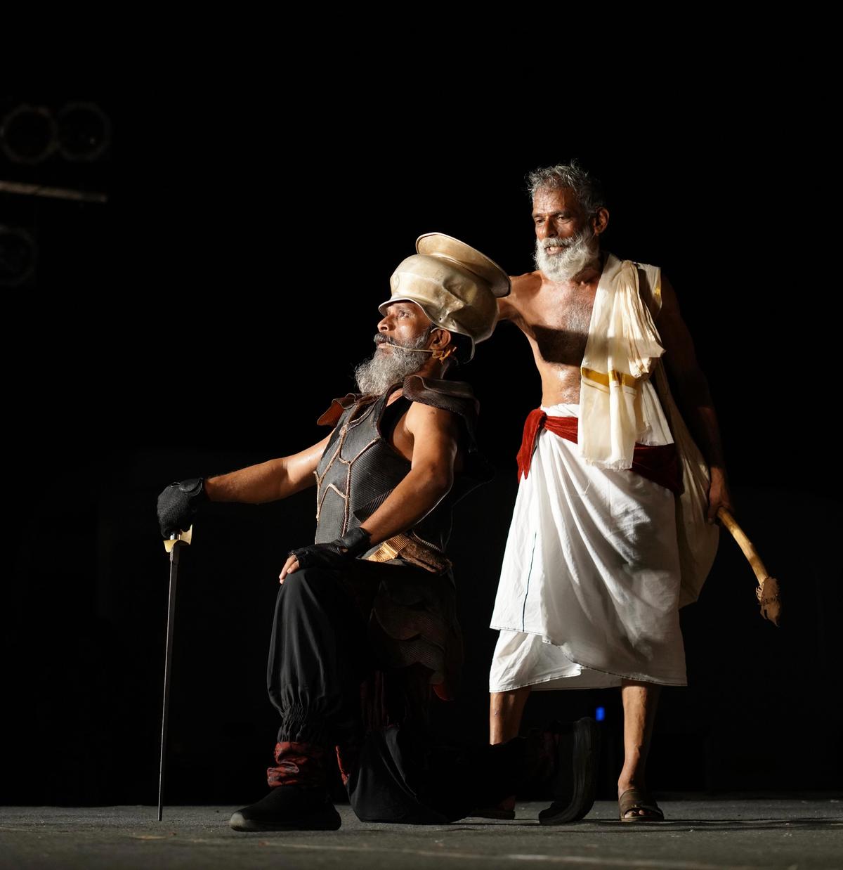 A still from Nanmayil John Quixote A still from Nanmayil John Quixote