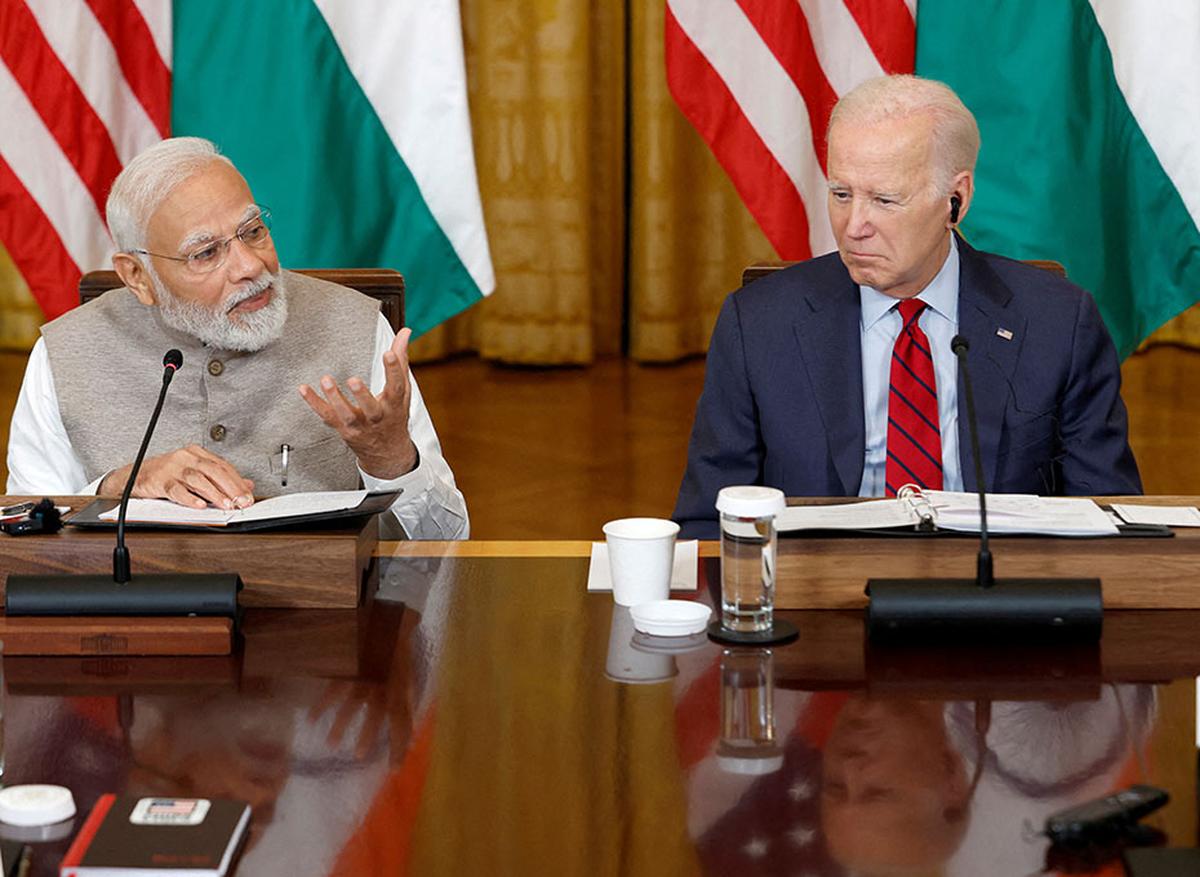 File photo of U.S. President Joe Biden and India’s Prime Minister Narendra Modi.