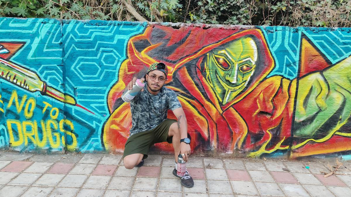 Bengaluru street art tackles women’s safety, drug abuse, and cybercrime