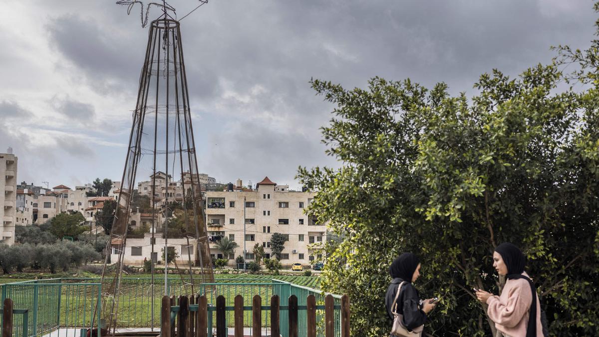 Christian village in West Bank pray for peace on Christmas