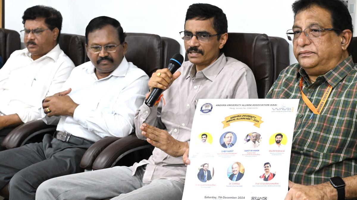 Andhra University alumni meet on December 7