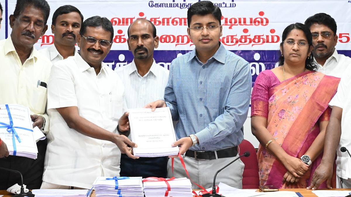 Electoral rolls released in Coimbatore, Tiruppur districts