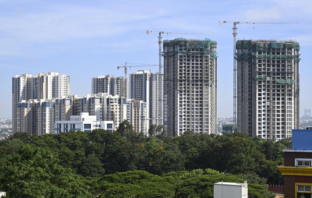 A landscape view of Bengaluru. 