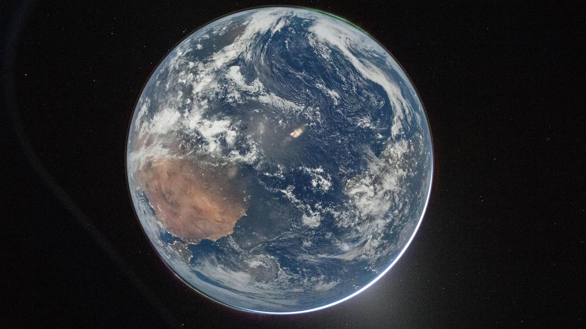 Artemis II’s moon-bound astronauts capture Earth’s brilliant blue beauty as they leave it behind