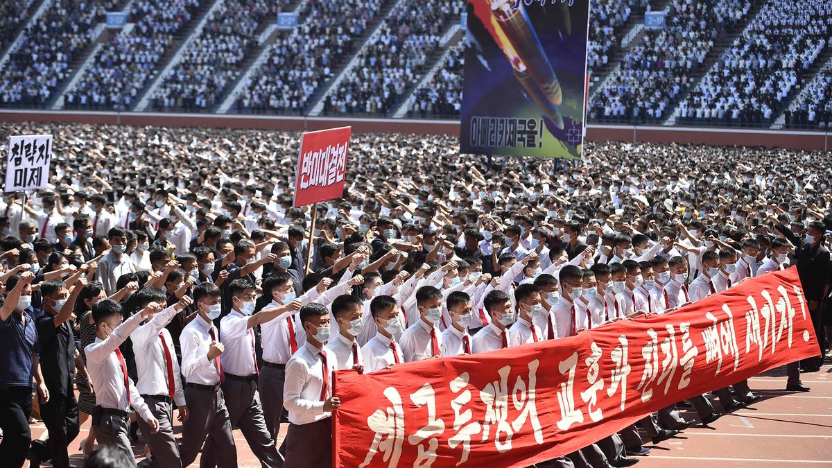 Thousands of North Koreans march in anti-U.S. rallies as country marks Korean War anniversary