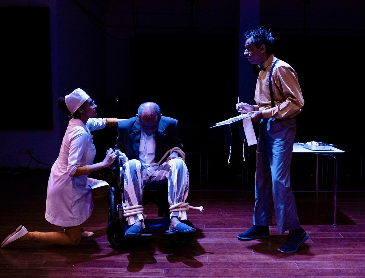 Anmol says that he chose to write the play as a black comedy because it is a theatre idiom that, like Kafka’s novels and short stories, produces discordance between style and content.