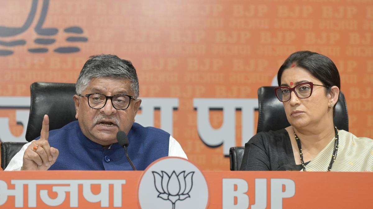 Congress and its allies ‘celebrated’ setback to women’s 33% reservation push: BJP