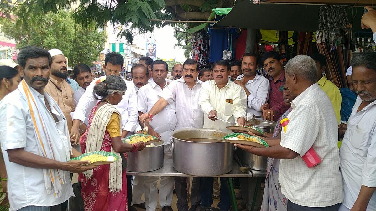 Anna Canteen completes 100 days in Hindupur The Hindu