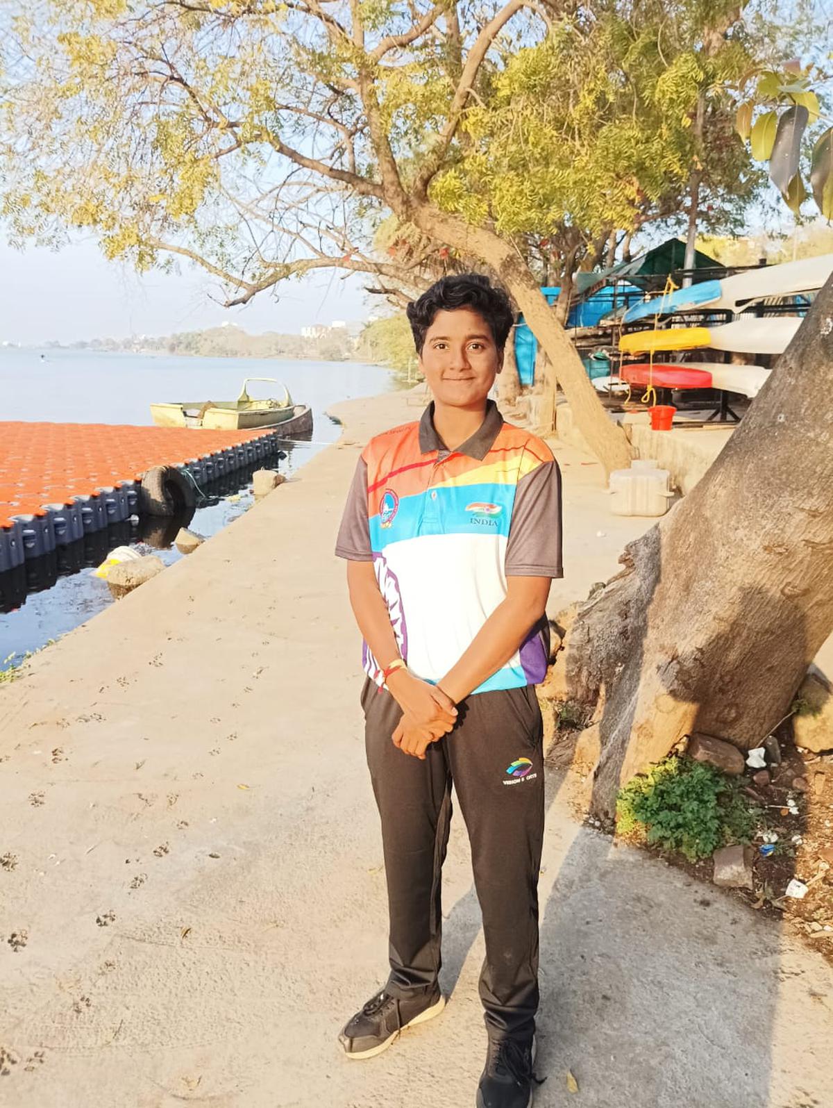 Nagidi Gayathri, a 19-year-old girl from a fishing community in Andhra Pradesh, is representing India at the ongoing 13th Asian Canoe Slalom Championship in Thailand.