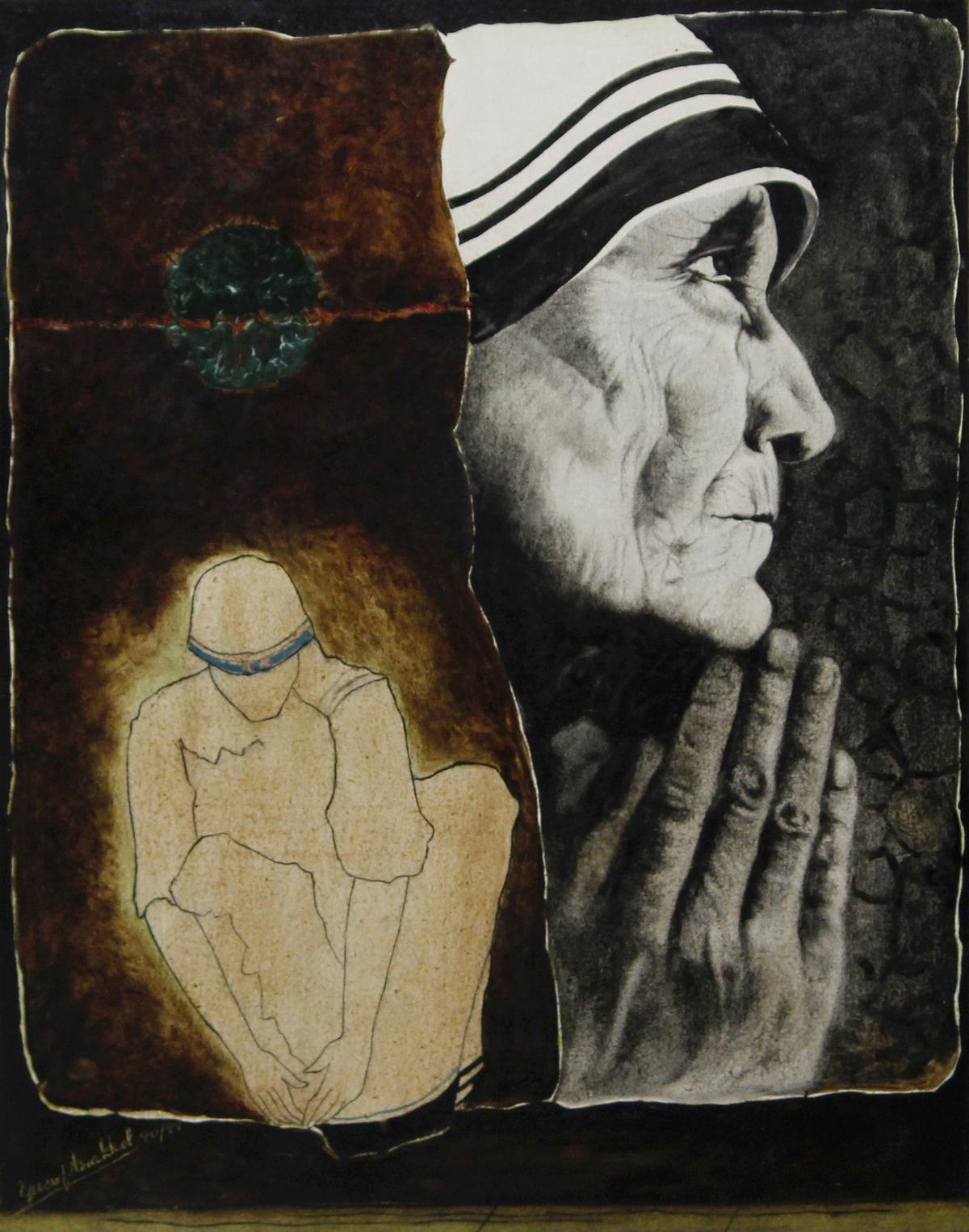 Mother Teresa by Yusuf Arakkal 