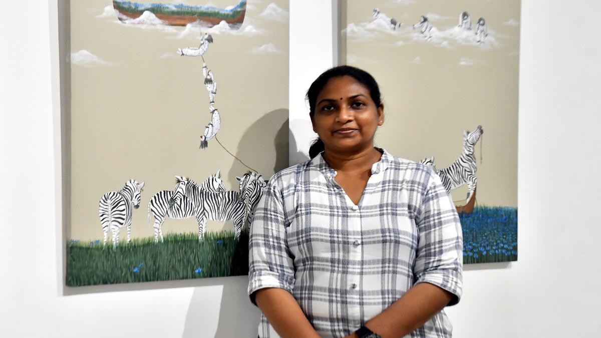 Babitha Rajiv’s painting exhibition is a take on