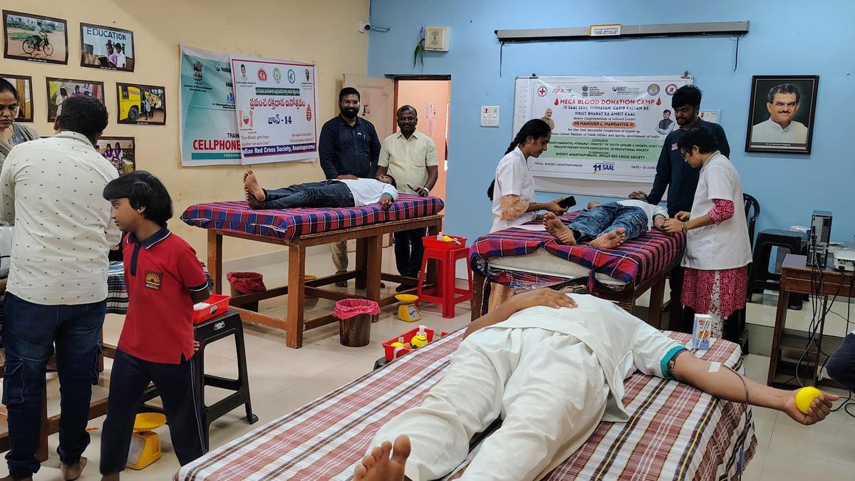 Blood donation camp held in Anantapur
