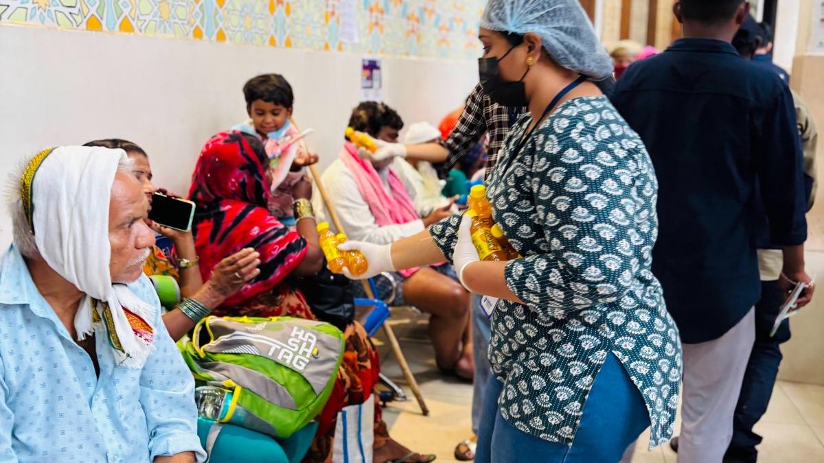 Cleanliness and patient support drive held at Osmania General Hospital