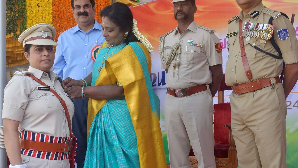 Police officers honoured with medals for meritorious service