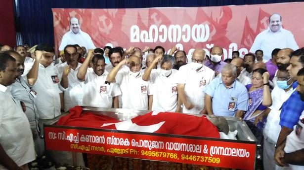 People throng to pay last respects to Kodiyeri