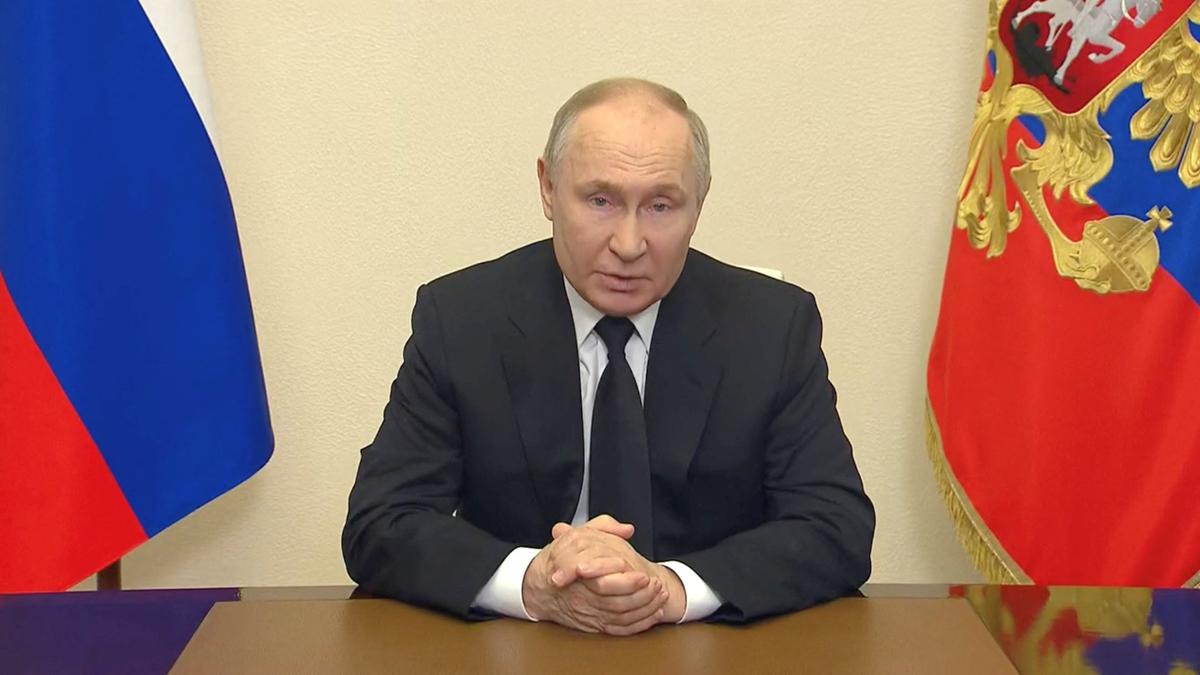 Putin suggests Ukraine link to Moscow concert hall attack